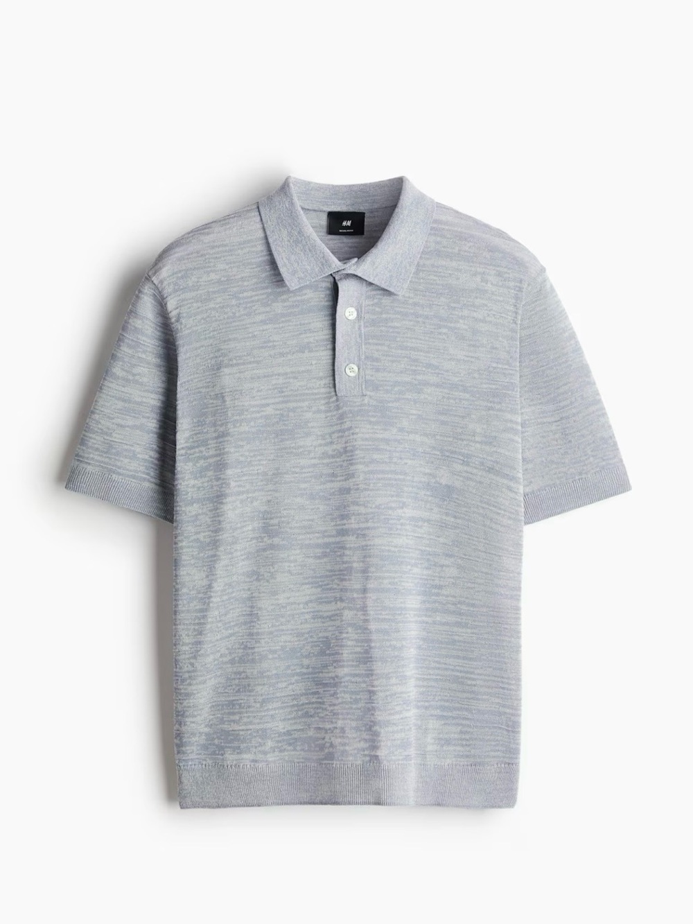 H&M Regular Fit Fine-Knit Polo Shirt